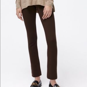Zara mini flare pants brown NWOT